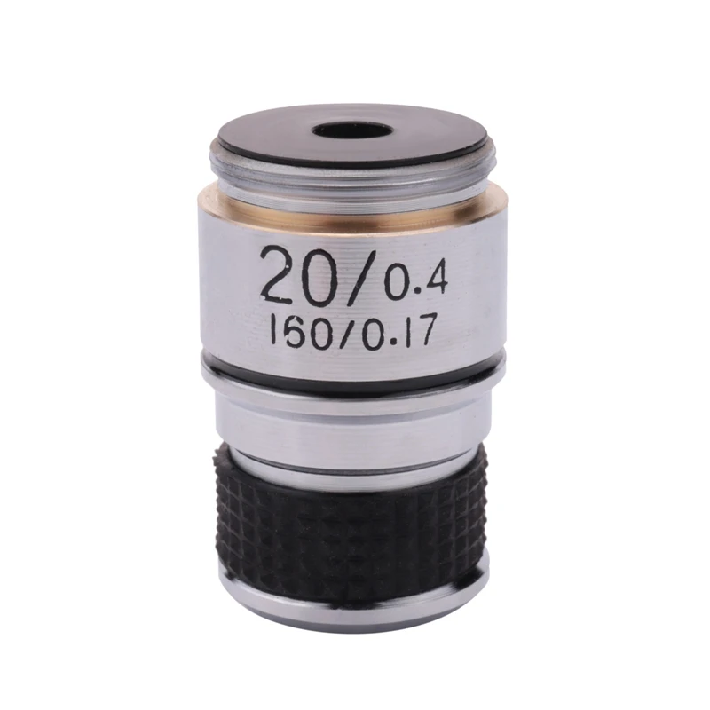 185 Microscope Objective 20X Achromatic Objective Biological Microscope Parts Accessories