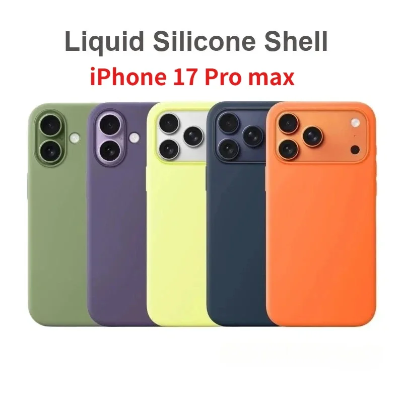 

Original Quality Liquid Silicone for Magsafe Case for IPhone 17 Pro Max 17Pro Official Wireless Charging Anti Drop Protect Cover