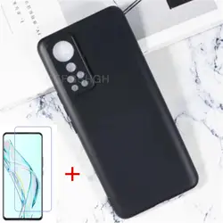 Anti-knock Soft TPU Phone Case For ZTE AXON 30 5G Silicone Caso Cover Bumper Tempered Glass For ZTE AXON 30 5G