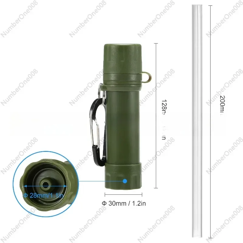 Outdoor Wild Water Purification Straw Emergency Direct Drinking Water Purifier Portable