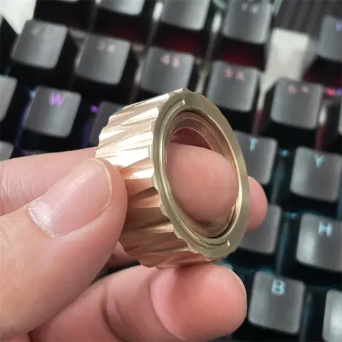 Spärrhjul Fidget Ring Fidget Slider Vuxen EDC Metall Fidget Leksaker ADHD Hand Spinner Stressavlastningsleksaker Kontorsskrivbordsleksak 10 best sales fidgethjul - №5