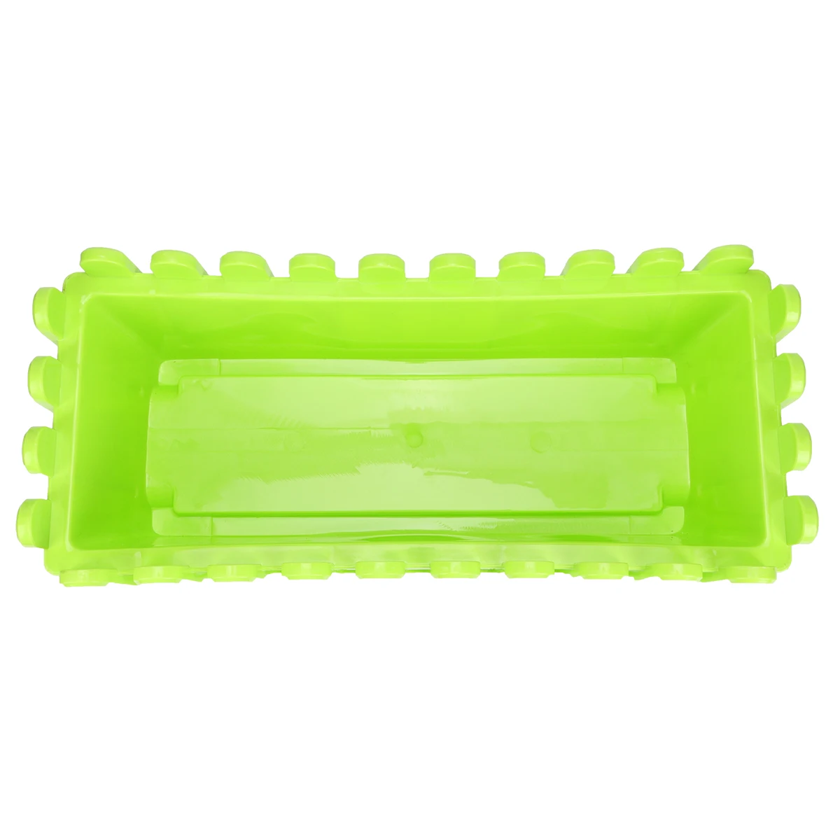 

Plastic Flower Pot Fence Outdoor Pots Plants Planter Rectangle Succulent Decor Green Container Garden Wall Practical Vase
