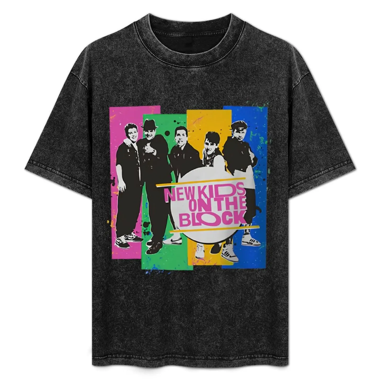 

Retro NKOTB T-Shirt Utility Work Short Sleeve Top