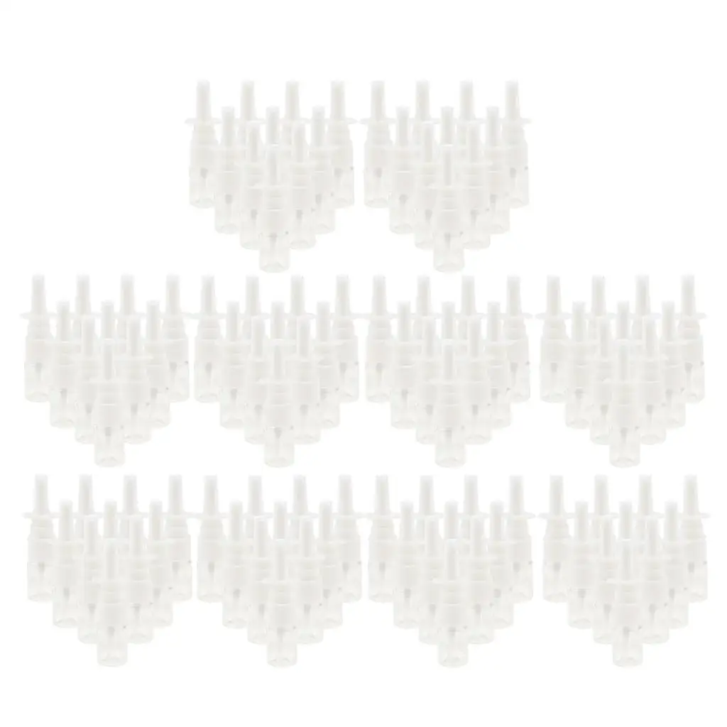 

100Pcs 5ml Mini Refillable Nasal Spray Bottles Pump Cleanser Container