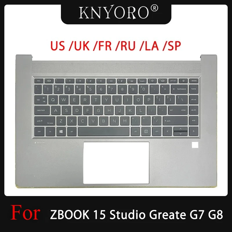 

Новая клавиатура для ноутбука HP ZBOOK 15 Studio Greate G7 G8, верхняя крышка упора для рук, верхняя крышка, верхняя крышка с подсветкой клавиатуры