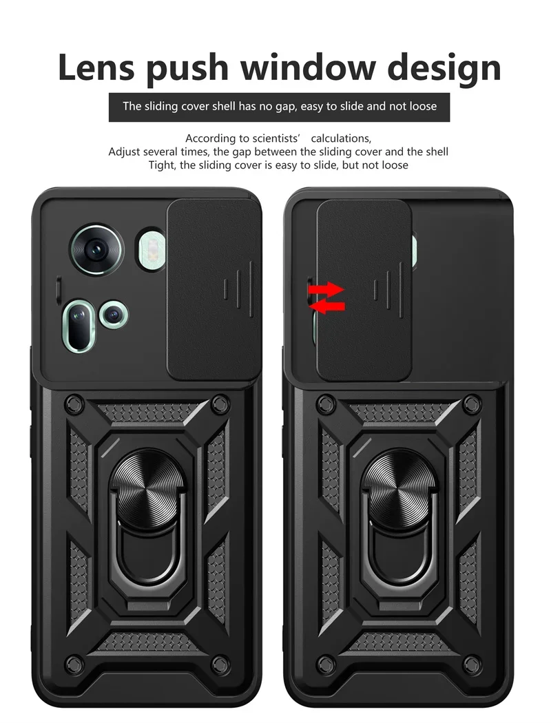Бронированный чехол для телефона OPPO Reno 12F 11A 12 FS 11F 10 13 Pro 5G Магнитный автомобильный держатель с кольцом Силиконовые мягкие защитные чехлы для объектива