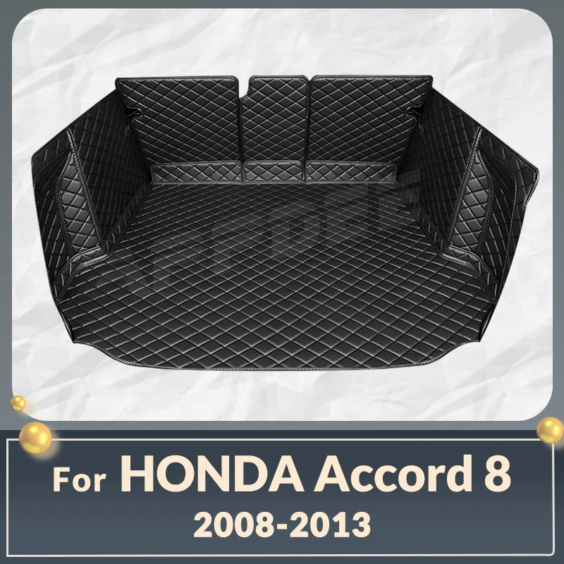 Auto Full Coverage Trunk Mat For HONDA Accord 8 5-Seat 2008-2013 12 11 10  09 Car Cover Pad Cargo Interior Protector Accessories