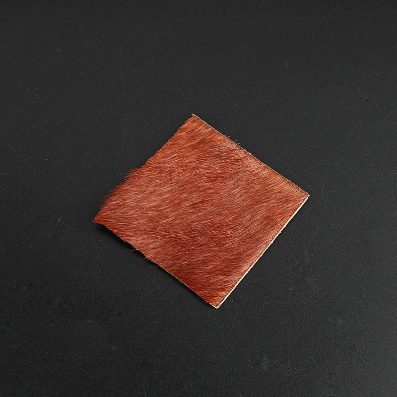 Descanso de cuero arco tradicional pelo caballo 5x5 cm - imagen 5