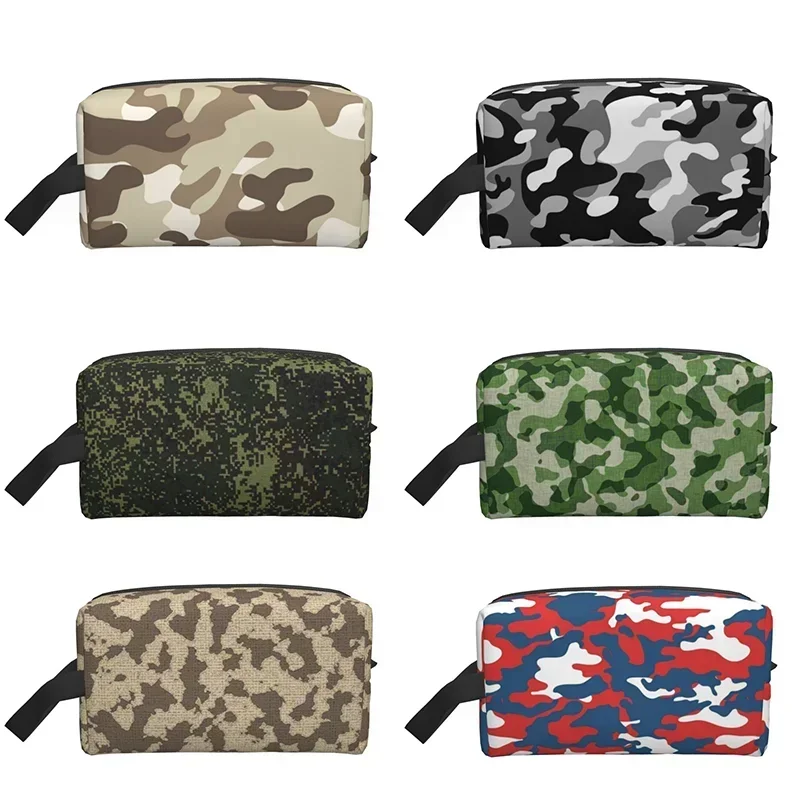 

1PC Camouflage Toiletries Storage Bag Makeup Bags Portable Cosmetic Makeup Accessory Large Cosmetic Pouch Travel Toiletry bag