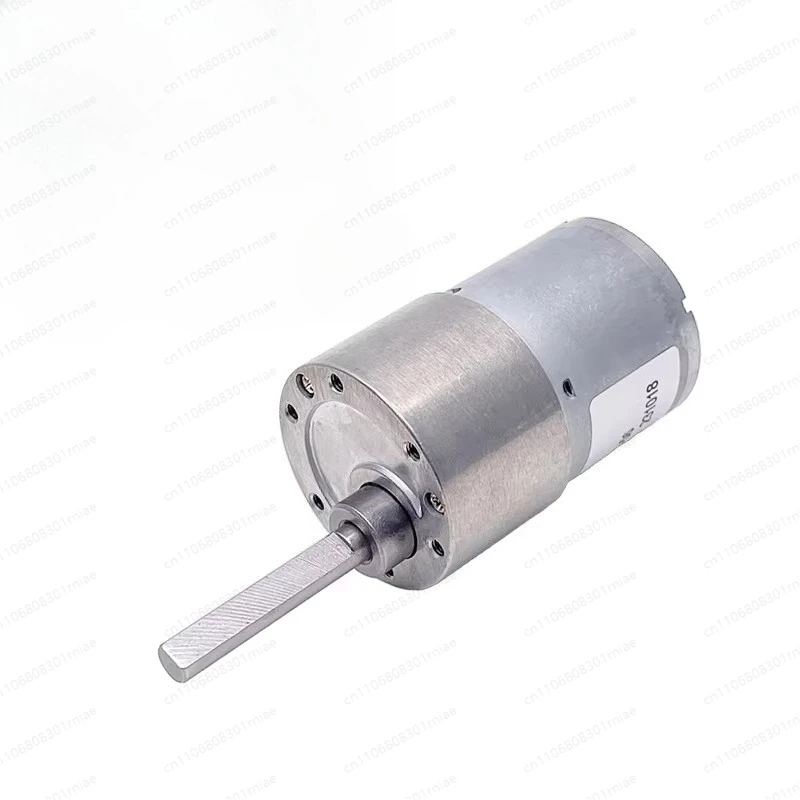 

Мотор-редуктор постоянного тока 12 В 24 В с высоким крутящим моментом и низкой скоростью, матовый двигатель постоянного тока с постоянными магнитами