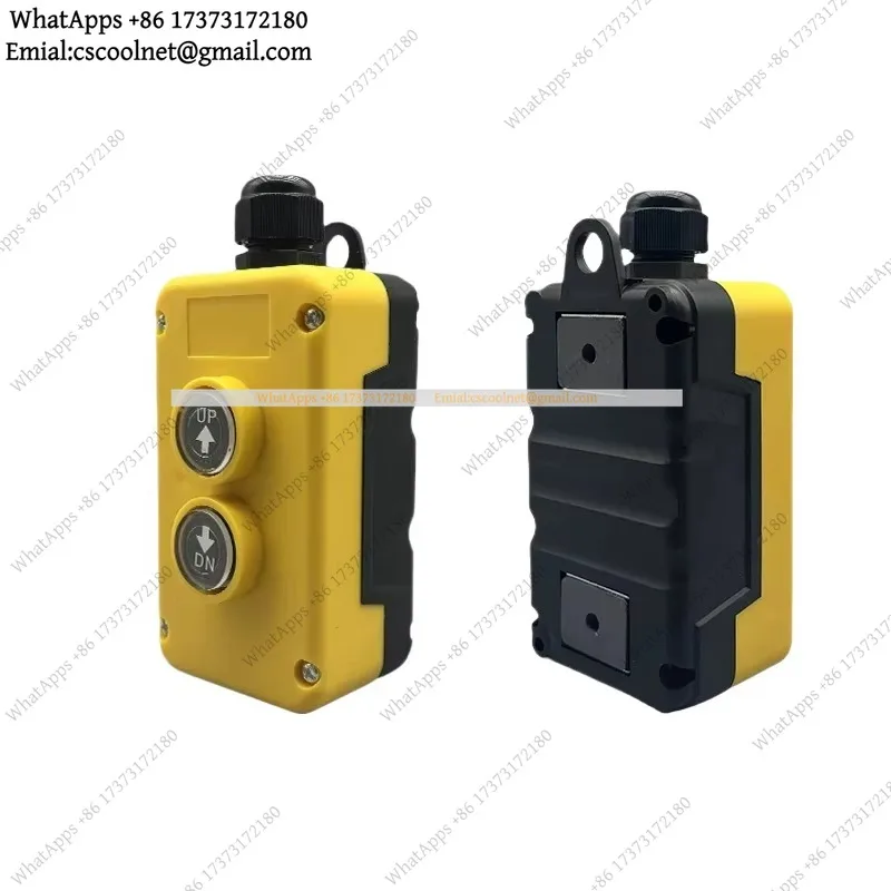JS02 12V DC Dump Trailer Remote Control Switch AT59 Hydraulic Pump Power Unit Up Down Solenoid for Lift Unloading Truck