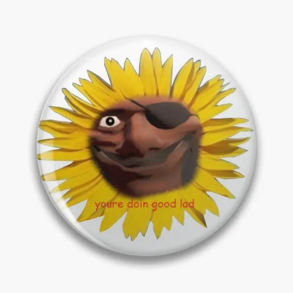 Tf2 Demoflower  Soft Button Pin Fashion Jewelry Decor Women Funny Gift Hat Lapel Pin Collar Clothes Metal Brooch Lover Badge