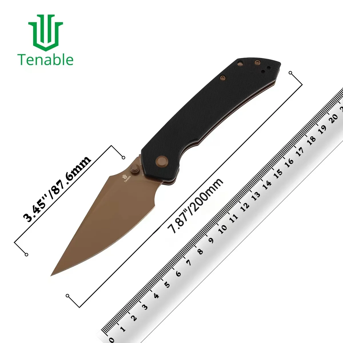 

Складные ножи Tenable B1034H Fenrir Nitro V-образное лезвие с карманной ручкой из углеродного волокна Micarta/Red & Black G-mascus/G10/Twill EDC