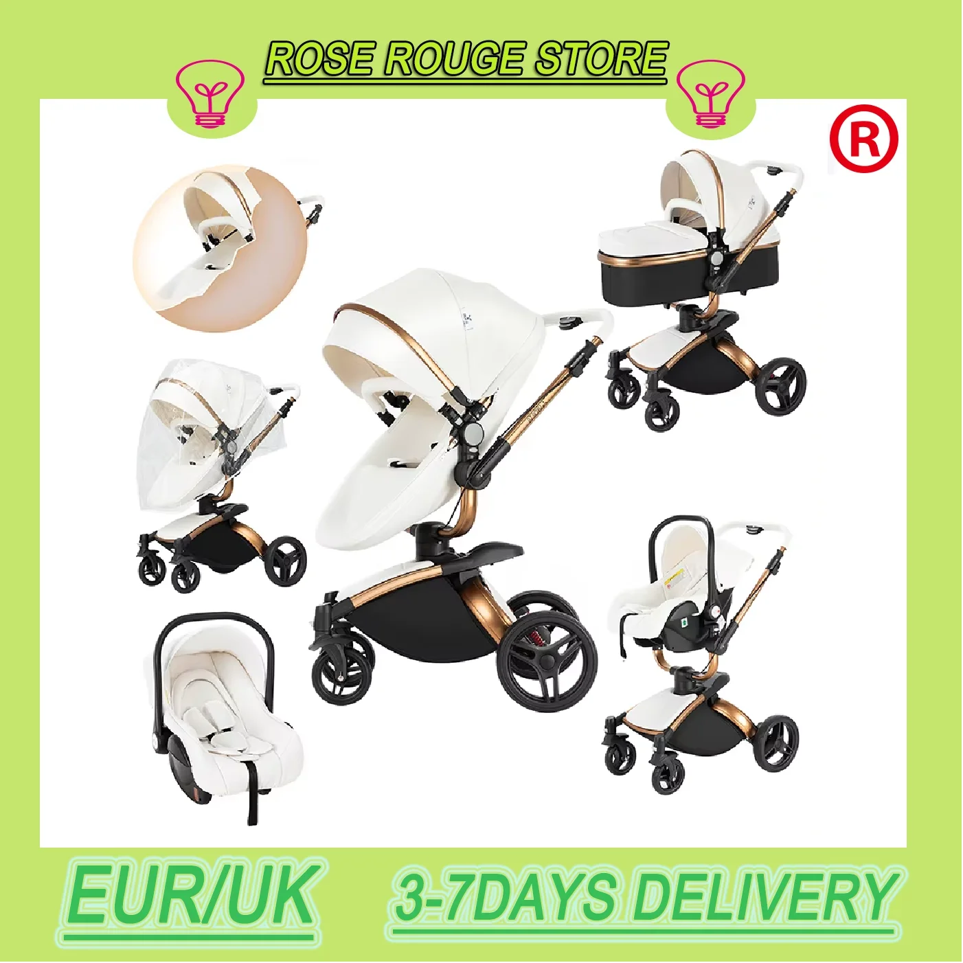 strollers for baby Lightweight stroller Baby stroller 3 in 1 Baby carriage light carts stroller for newborns baby folding car