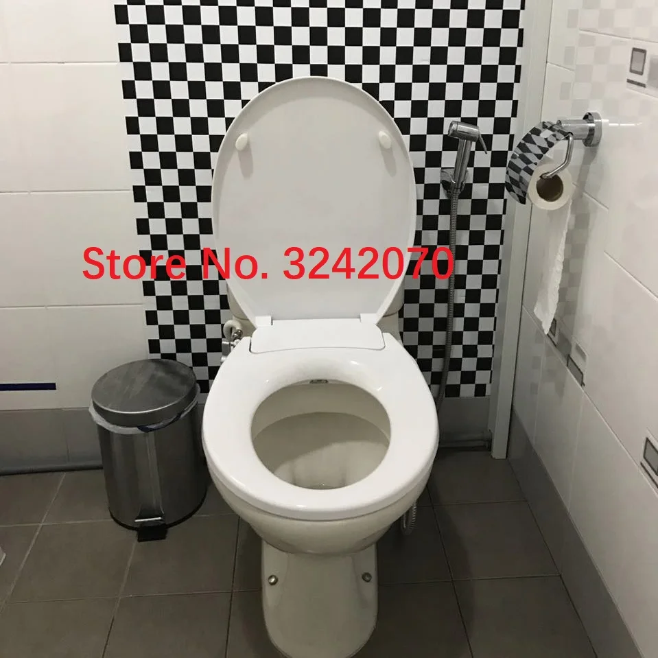 No electricity flush toilet seat, smart toilet cover clean body women's cleaner simple safe, no electricity flush ass