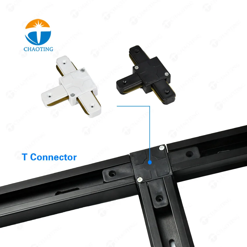 ملحقات إضاءة المسار LED 2 أسلاك الألومنيوم الخطي الزخرفية المسار السكك الحديدية لإضاءة المسار المتحف