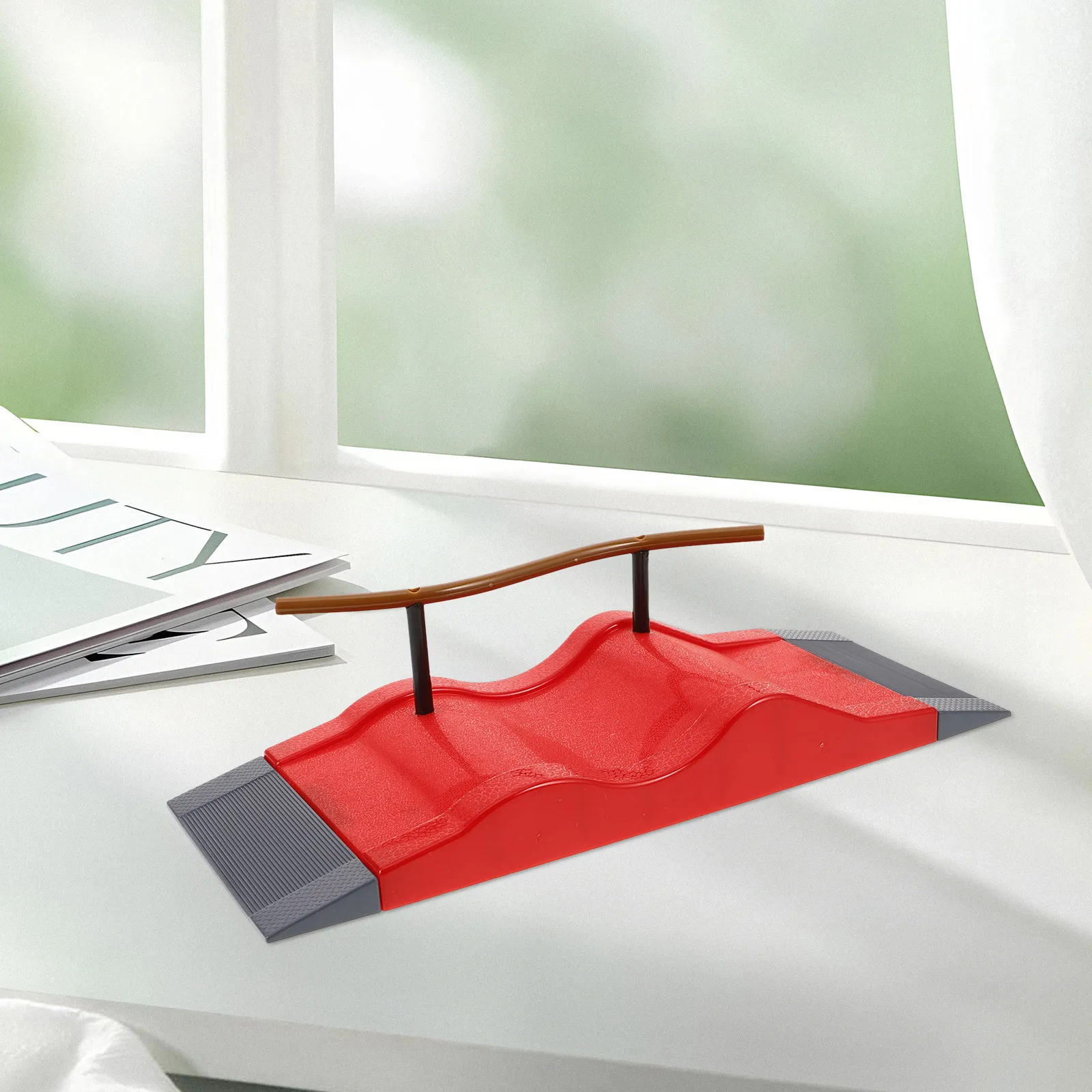 Griffbrett Skatepark Hindernis Requisiten Set Präzisionsgefertigte realistische Erfahrung Tricks Üben Mini Skate Park Finger Skate