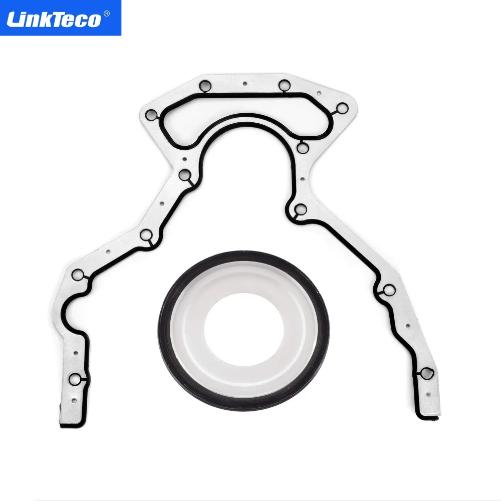 

Car Engine Rear Main Seal Kit for For Buick Allure LaCrosse Rainier Curved Rear Cover Gasket for Cadillac CTS Escalade ESV EXT