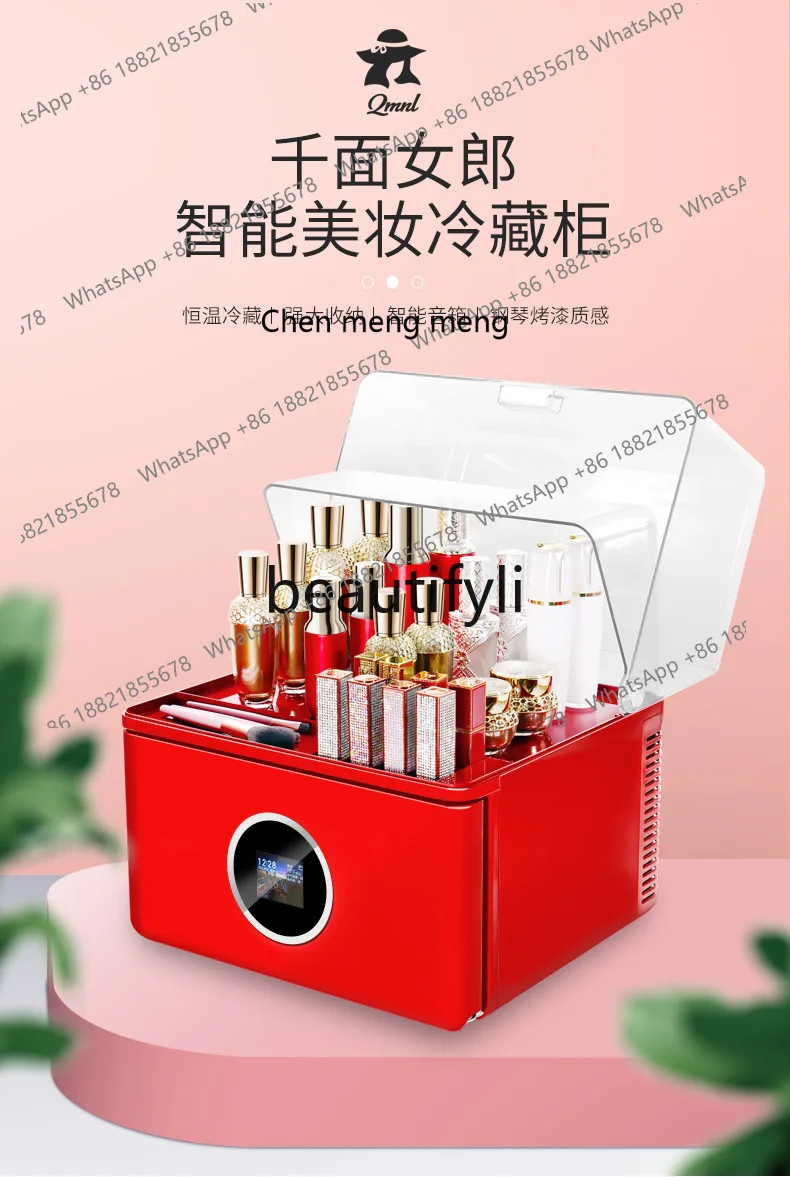 Z189 a56 الحياة مساعد المتكلم الجمال درجة حرارة ثابتة تخزين المبردة الثلاجة الذكية الثلاجة الصامتة #4