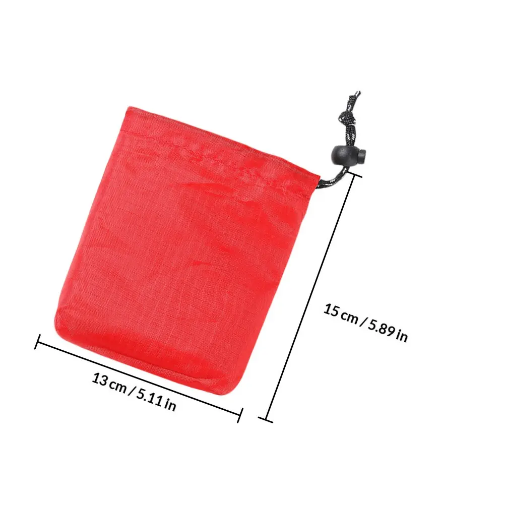 4Pcs Versatile Drawstring Pouches Lightweight Foldable Outdoor Storage Bags for Travel Camping Hiking Jewelry Cosmetics