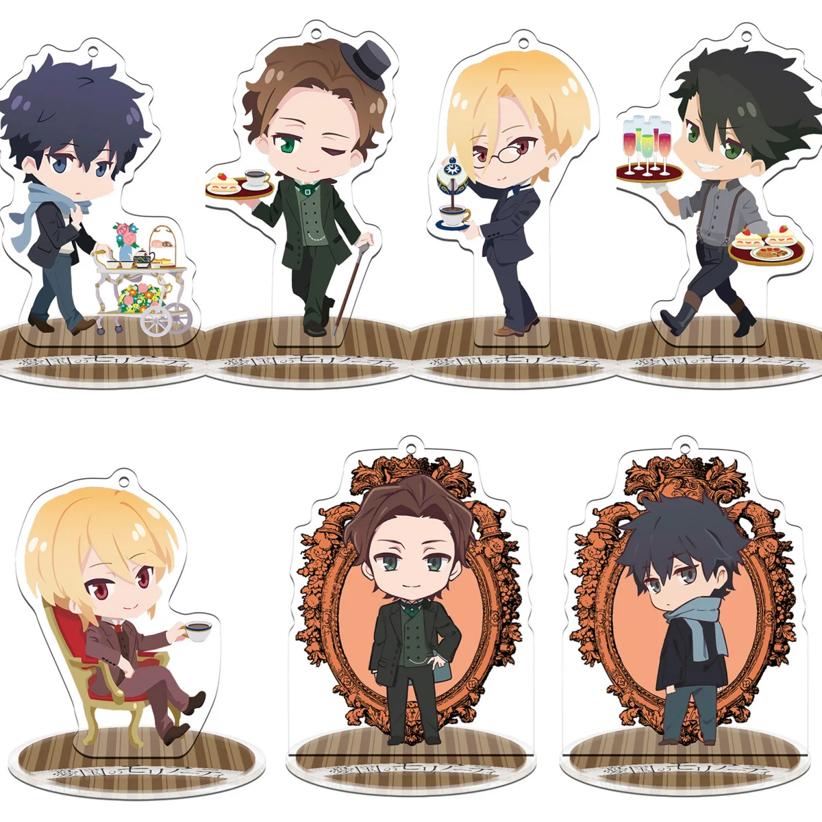

10CM Anime MORIARTY THE PATRIOT Acrylic Stand Model Cosplay Characters Ornament Accessories Goods Collection Gifts