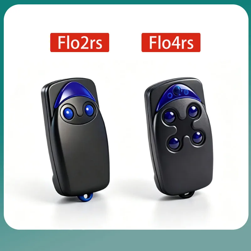 Nice Flo2rs Flo4rs 433Mhz Garage Door Remote Control FLOR Remote Control 2&4 Buttons Transmitter