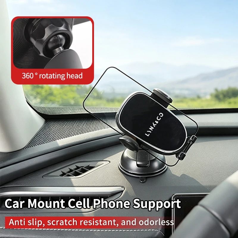 Anti Alip Car Mount Cell Phone Support Universal Cellphone Stand For LYNK&CO 06 03 05 08 09 01 02 Hatchback BX11 EX11 ZERO LYNK