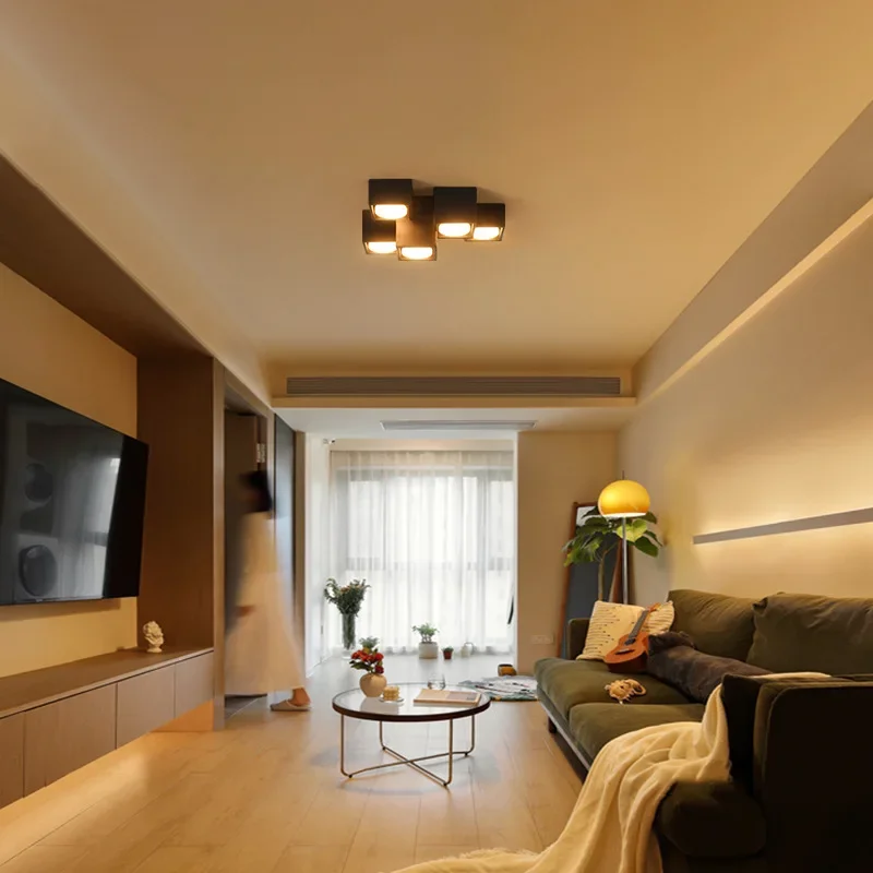 SANDYHA حماية كاملة للعين LED ضوء السقف تصميم بسيط مثالي لغرفة المعيشة وغرفة النوم وطاولة الطعام الأنيقة #4