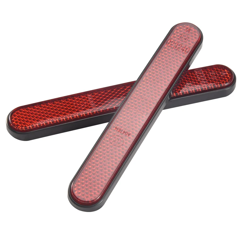 

Superior-Motorcycle Front Fork Reflector Sticker Lower Legs Slider Safety Warning For Softail Sportster 883 1200