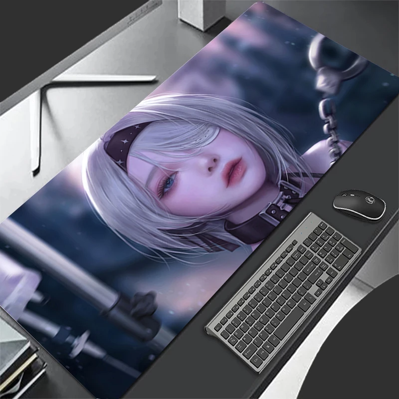 Mousepad Pattern Mouse Pad Desk Mat Computer Gaming HD Black Survival Eternal Return Keyboard Pad Rubber Mat Non Slip Mouse Mat