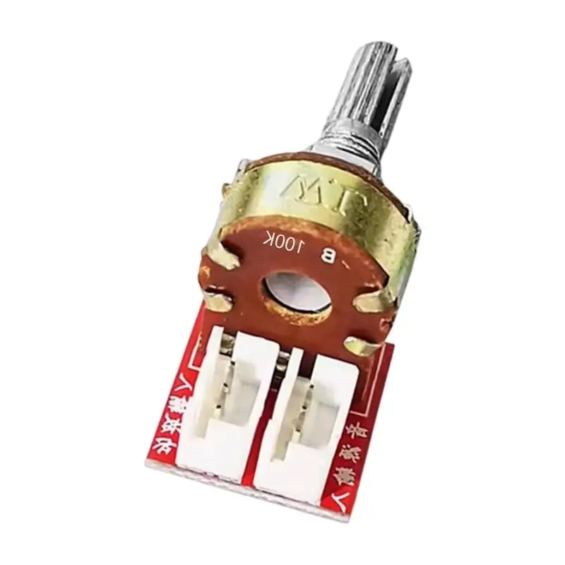 652F Professional Auditory Potentiometer Module Double Gang Design B10K/B50K/B100K For Guitar Amps And DIY Builds