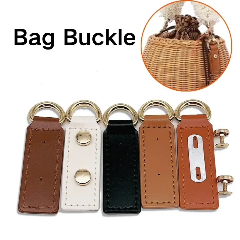 Backpack Block Lock PU Leather Handmade D Buckle Bag Hardware Screw DIY Replacement Bag Hardware Chain Clasp Bag Accessories