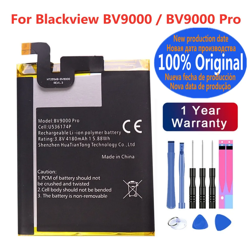 Battery For Blackview BV8800 BL8800 Pro Li456182PHTT-B BV9000 Pro