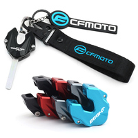 Logo For Cfmoto 700Mt 800Mt 700 800 Mt Mt700 CNC Aluminum Key Case Cover Shell Protector Keychain Key Chain Motorcycle Parts