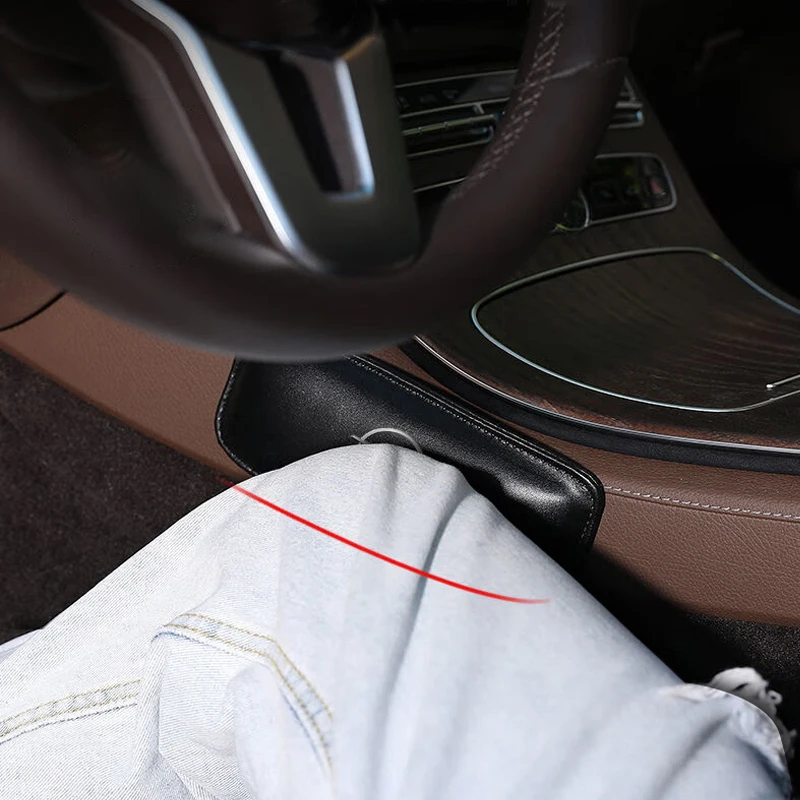 وسادة مرنة جلدية لتخفيف آلام الركبة المضادة للانزلاق اكسسوارات السيارات متوافقة أوبل إنسيجنيا أسترا انتارا ميريفا زافيرا جي كورسا