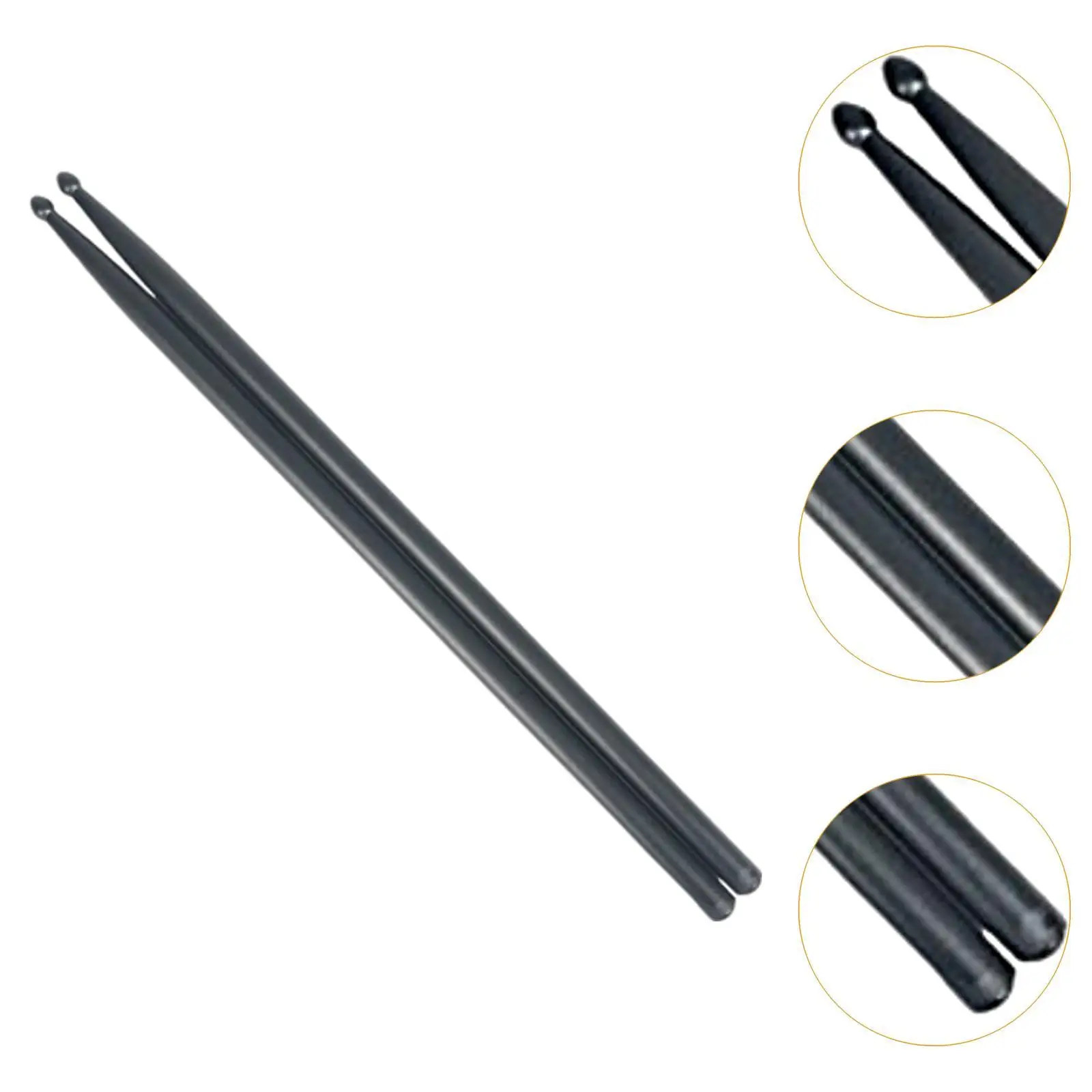 Professional 5A Drum Sticks Carbon Fiber Material Lightweight Jazz Drumsticks for Drum Lovers Exercise Bass Drum Percussion