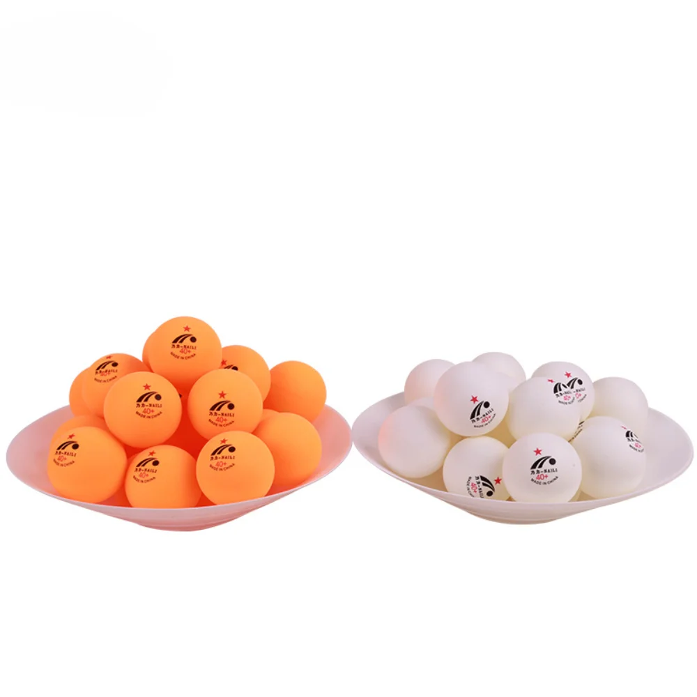 60Pcs Professional 1Star Table Tennis Balls D40+mm 2.8g New Material ABS Plastic Ping Pong Ball Student Training For Competition