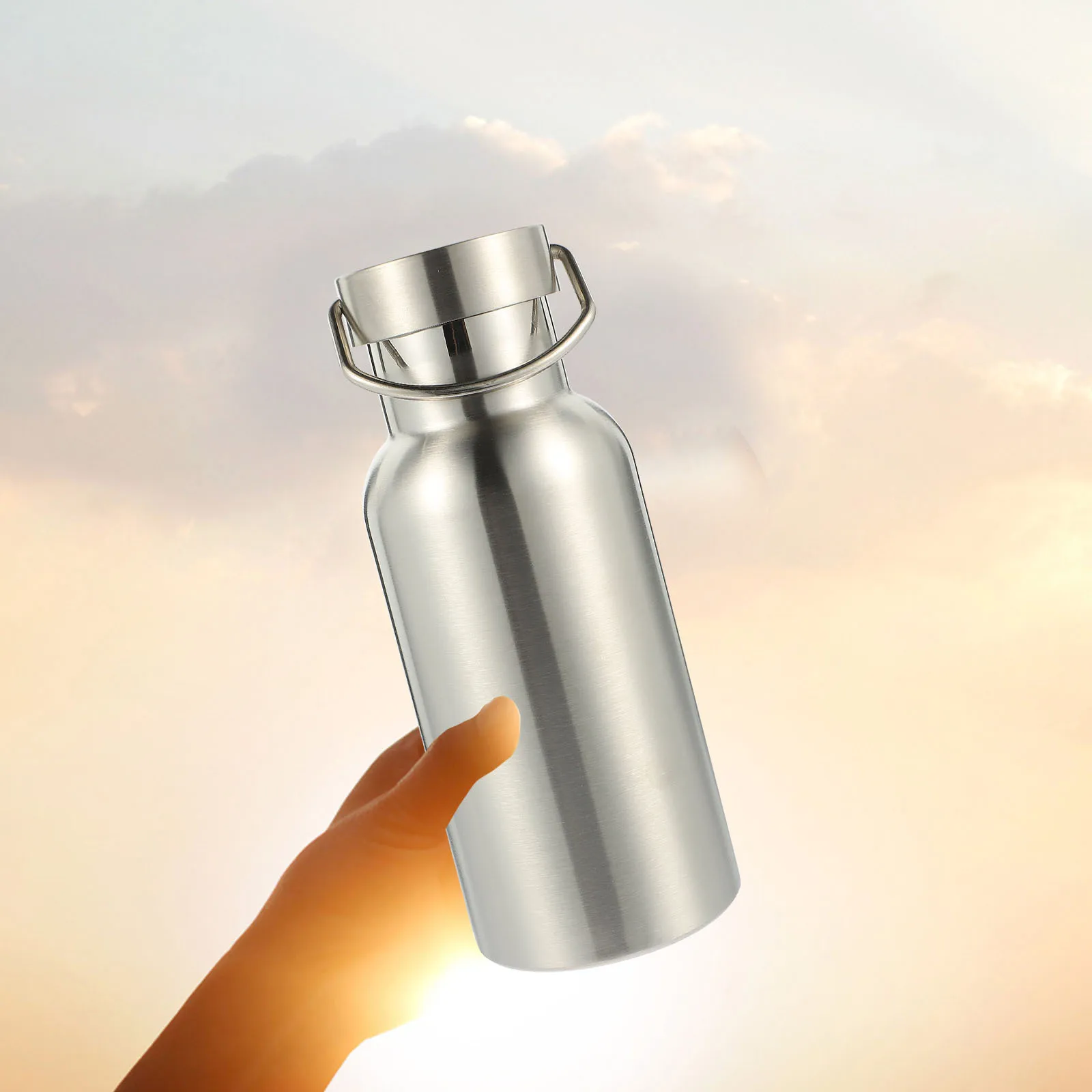 

Portable Insulated Stainless Steel Water Bottle Vacuum Sealed For Hot Cold Drinks Leakproof Sports Travel Mug With