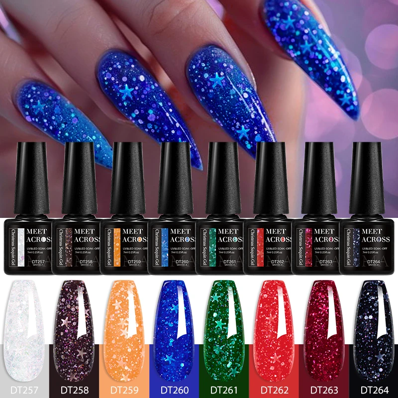 Snowflake Gel Nail Polish 4