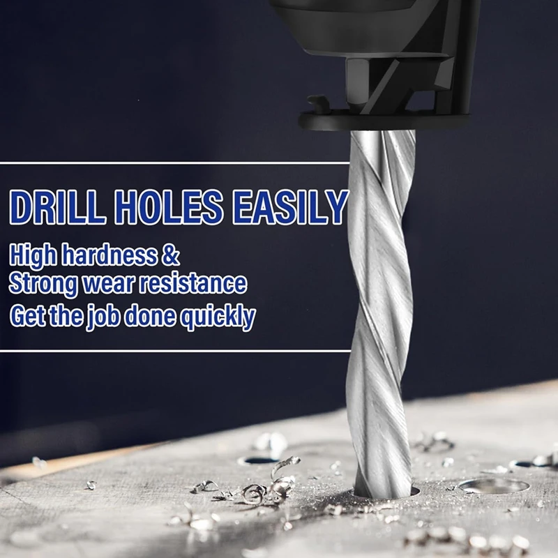 건식 벽체 비트 나선형 톱 팁 절단 비트, 건식 벽체 가이드 포인트 절단 비트 도구, 나선형 톱과 함께 사용, 1/8 인치, 50 개