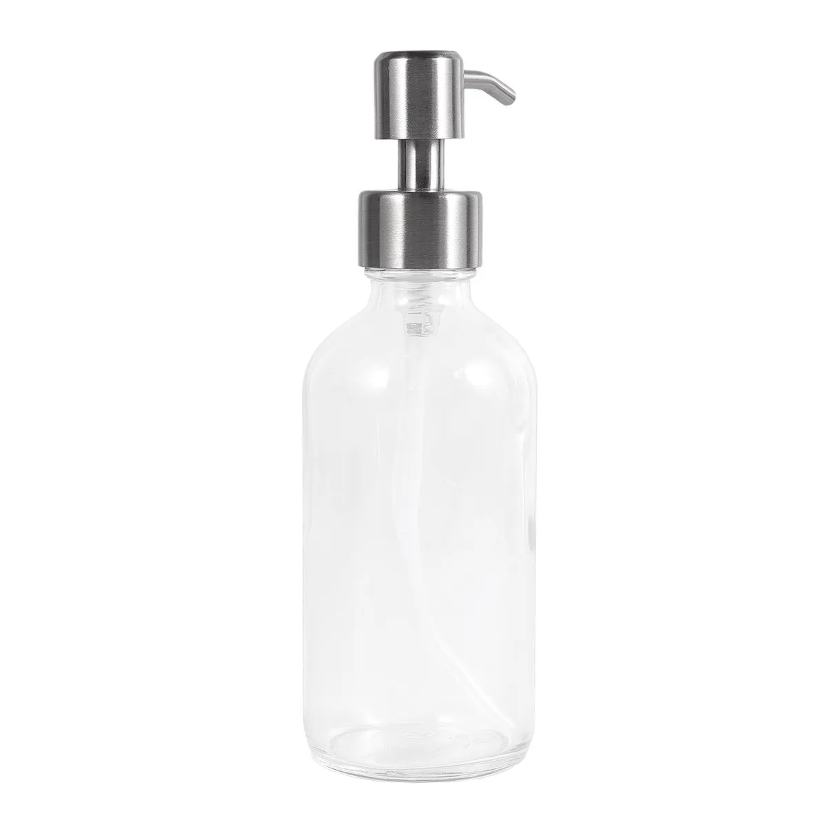 

Refillable Glass Pump Bottle Shower Gel Container Thick Colored Lotion Container Portable for Shampoo Conditioner Bathroom
