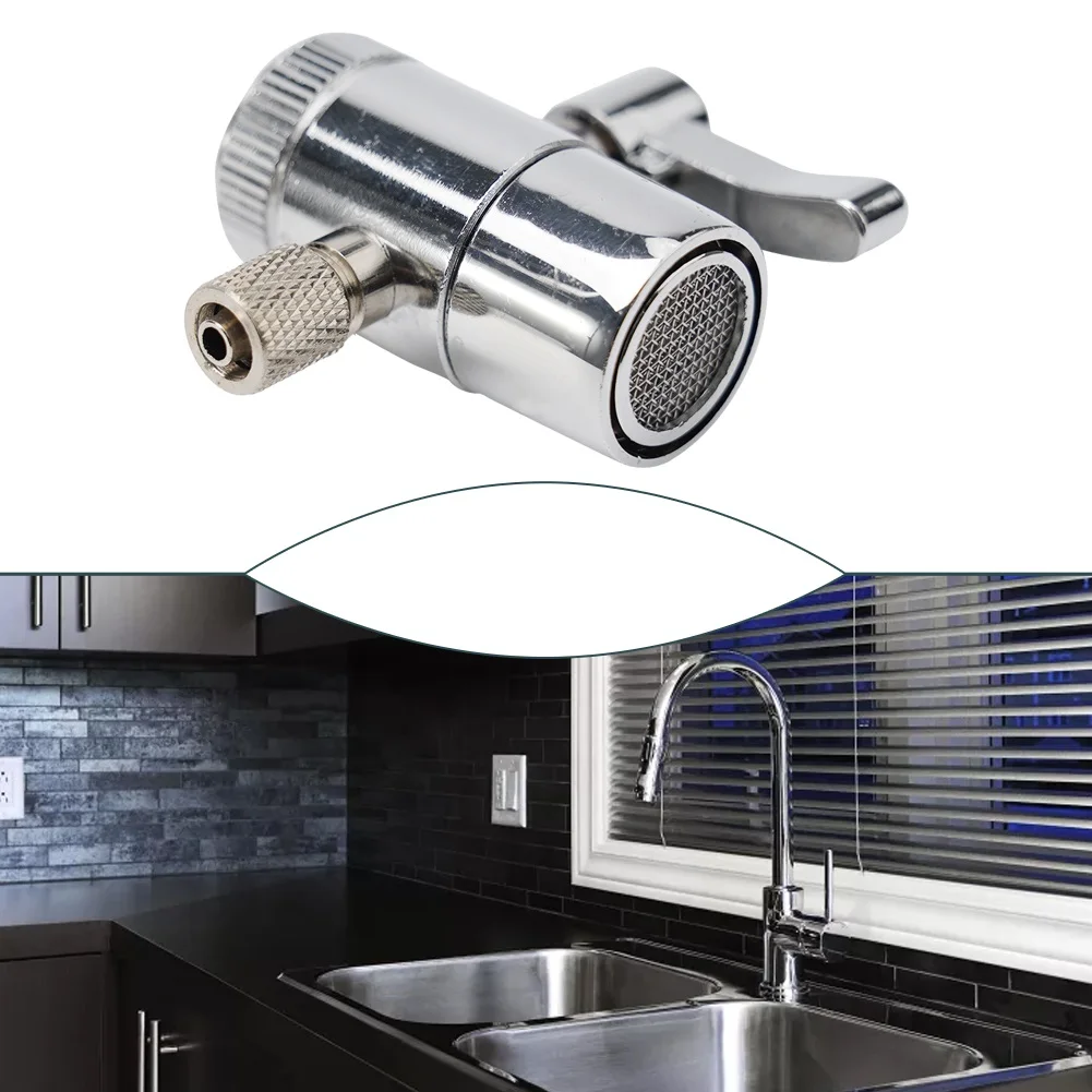 Faucet Diverter Valve Adapter Changeover Valves Connect Tubing Counter Top Durability Filters Purifiers Brand New