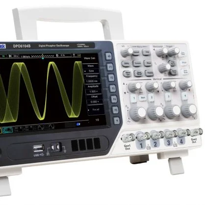 4 Channel Digital Storage Oscilloscope 80mhz 100mhz 200mhz Benchtop Oscilloscope Hantek DPO6084B