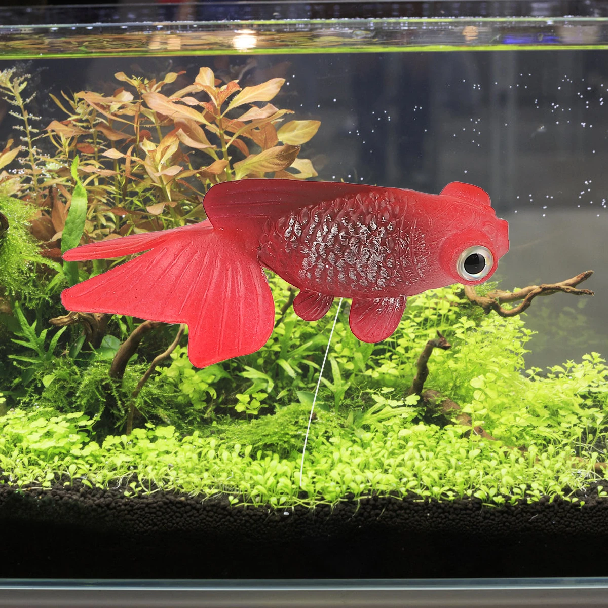 

Simulation Luminous Silica Gel Aquarium Tank Ornaments Eco Friendly Night Luminous Fish Aquarium Decoration Decor