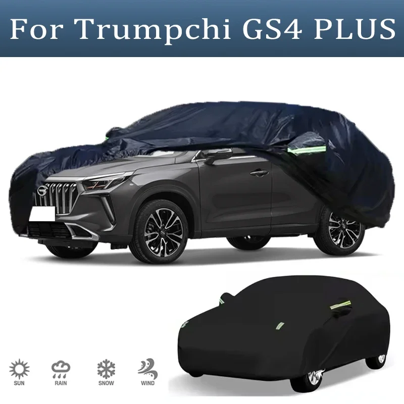 

For Trumpchi GS4 PLUS Outdoor Protection Full Car Cover Snow Cover Sunshade Waterproof Dustproof Exterior Car Accessories