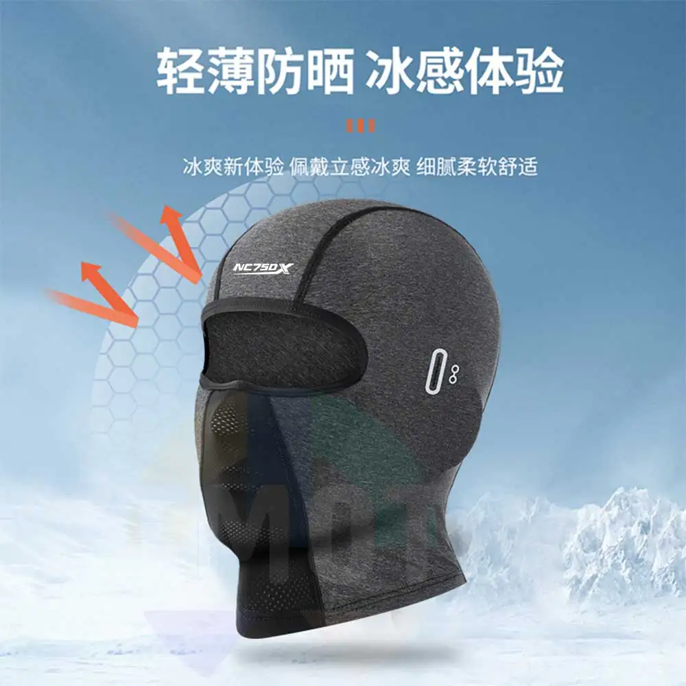 For HONDA NC750X Balaclava Motorcycle Ski Neck Full Face Mask Windparoof Faace Shield Men's Biker