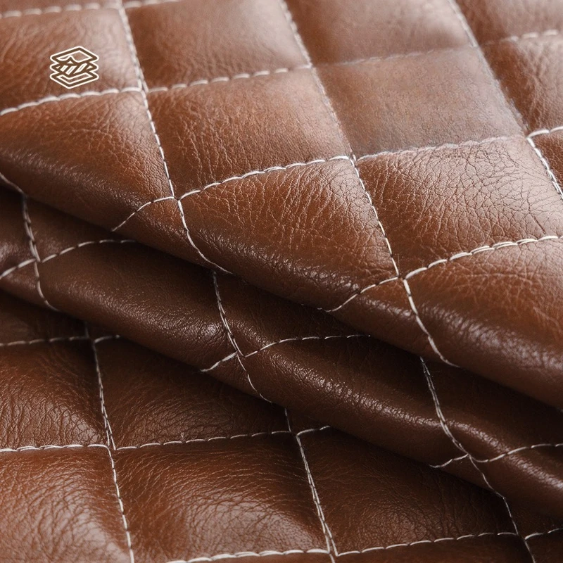 Diamond PU Leather Bay Window Cushion Waterproof Window Sill Mat All Season Universal Bay Window Seat Pad for Bedroom Balcony