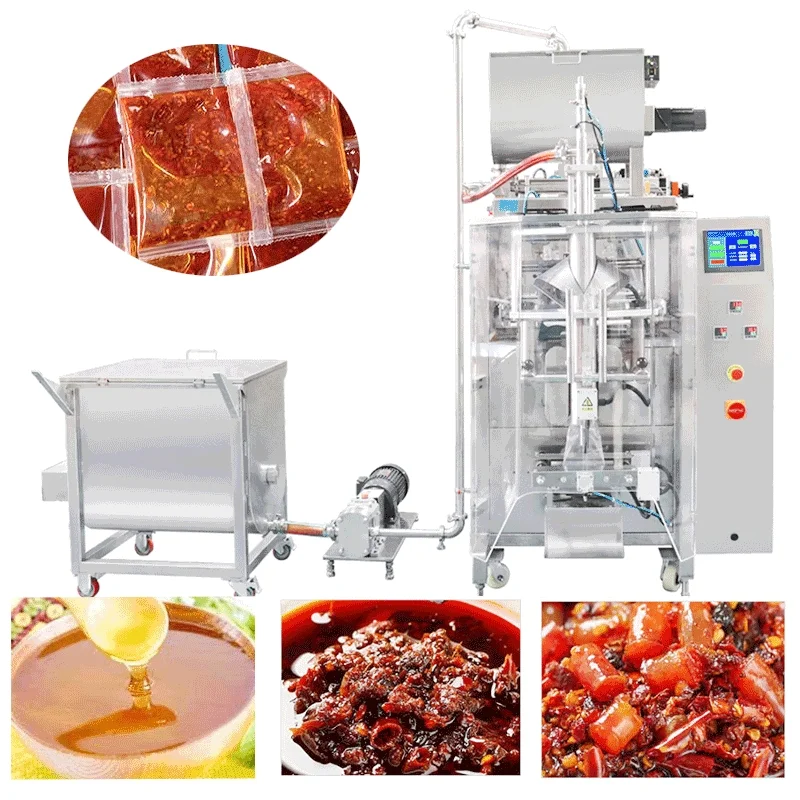 آلة تعبئة نماذج متعددة آلة تعبئة وتغليف العسل السائل الأوتوماتيكية عالية الكفاءة