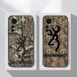 B-Browning Guns Cell Phone Case for Xiaomi 13 12 11 9T 11T 9SE 11i Lite Ultra Note10 Poco F3 M4 GT Pro Cover