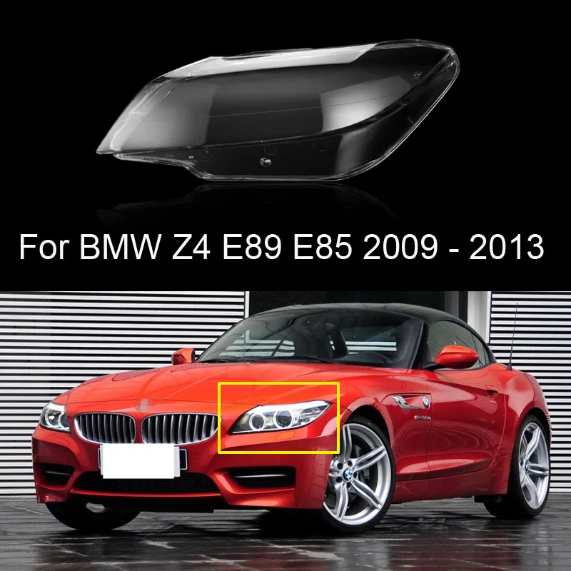 A Pair For BMW Z4 E89 E85 2009 2010 2011 2012 2013 Headlights Cover Shell Transparent Lens Lampshdade Headlamp Cover Lamp Shade